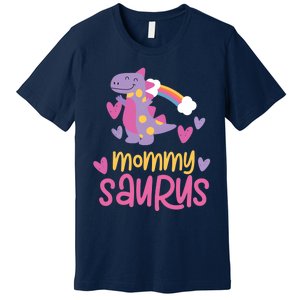 Mommy Saurus Rex Dinosaur Premium T-Shirt