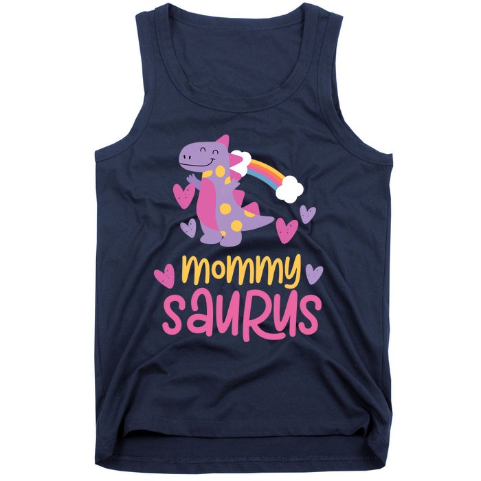 Mommy Saurus Rex Dinosaur Tank Top