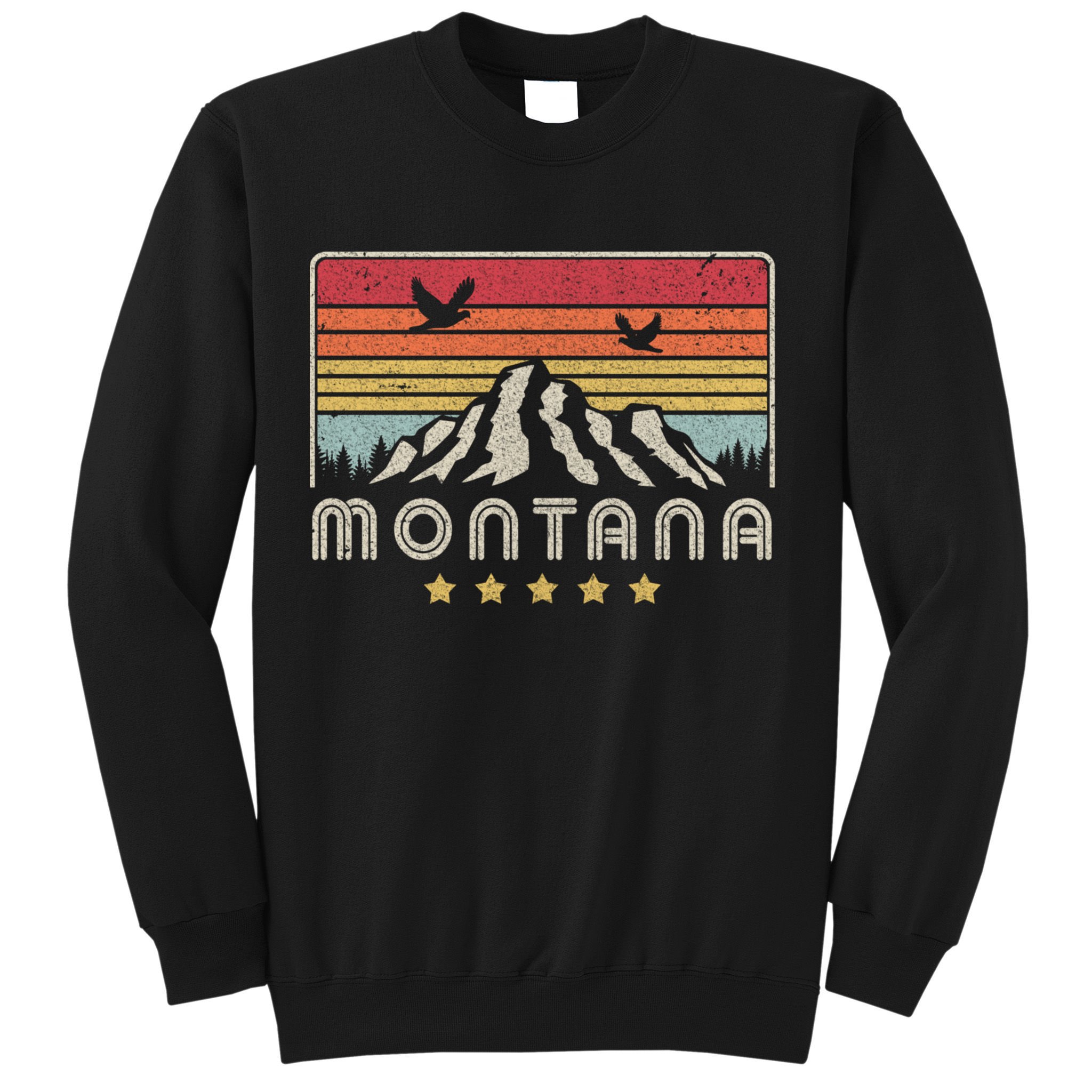 Montana Shirt. Retro Style MT, USA Sweatshirt