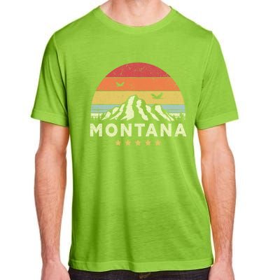 Montana Shirt. Retro Style MT, USA Adult ChromaSoft Performance T-Shirt