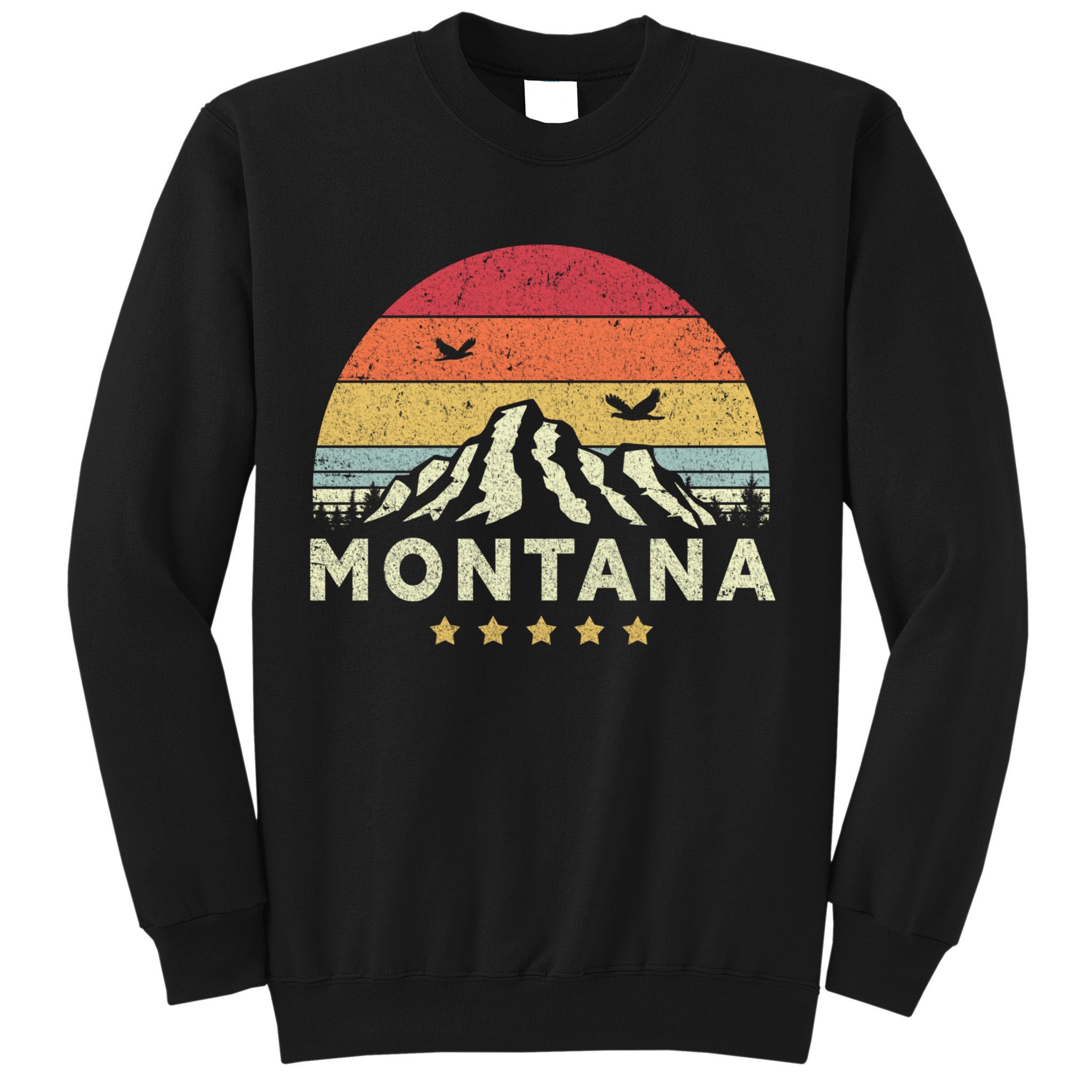 Montana Shirt. Retro Style MT, USA Sweatshirt