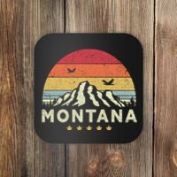 Montana Shirt. Retro Style MT, USA Coaster