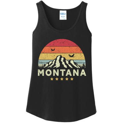 Montana Shirt. Retro Style MT, USA Ladies Essential Tank