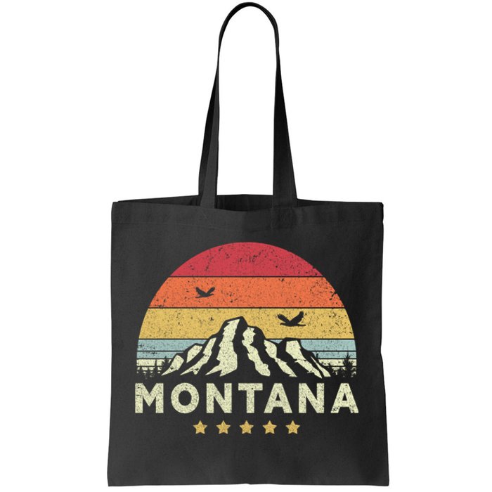 Montana Shirt. Retro Style MT, USA Tote Bag