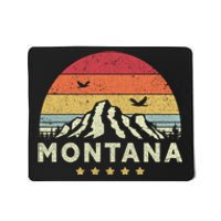 Montana Shirt. Retro Style MT, USA Mousepad