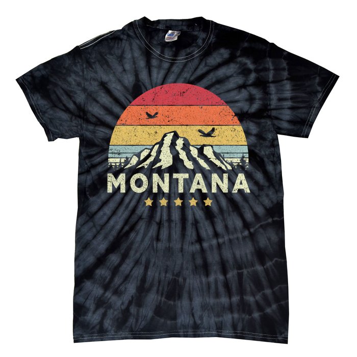 Montana Shirt. Retro Style MT, USA Tie-Dye T-Shirt