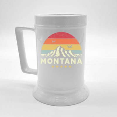 Montana Shirt. Retro Style MT, USA Beer Stein