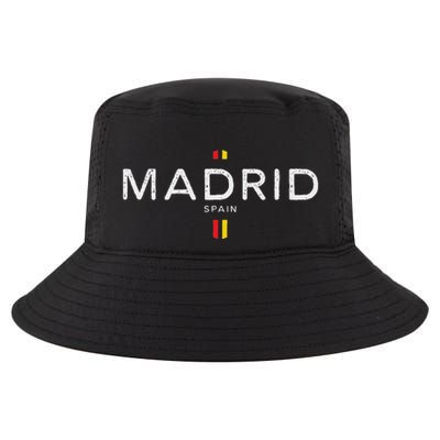 Madrid Spain Retro Vintage Cool Comfort Performance Bucket Hat