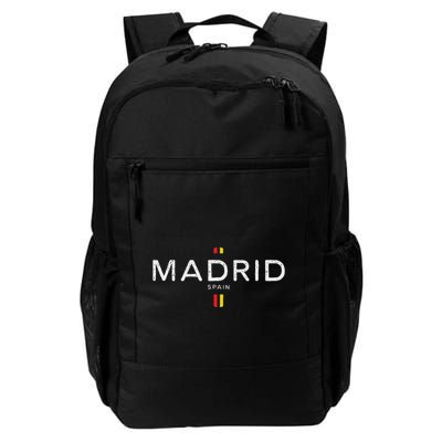 Madrid Spain Retro Vintage Backpack