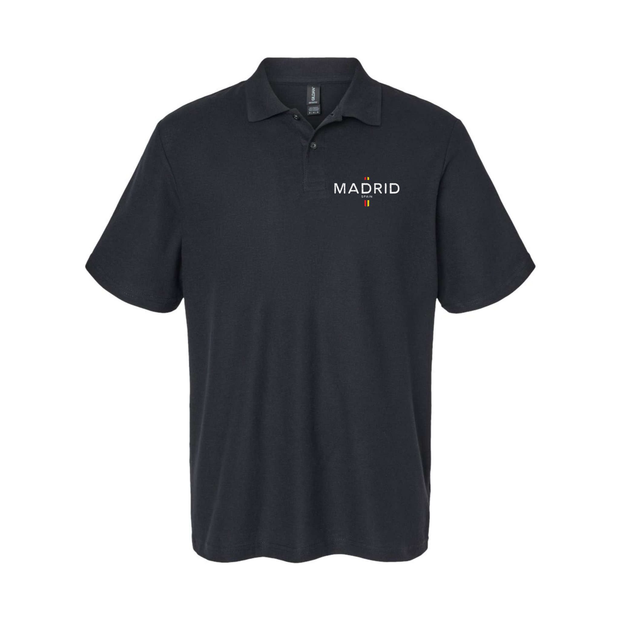 Madrid Spain Retro Vintage Polo