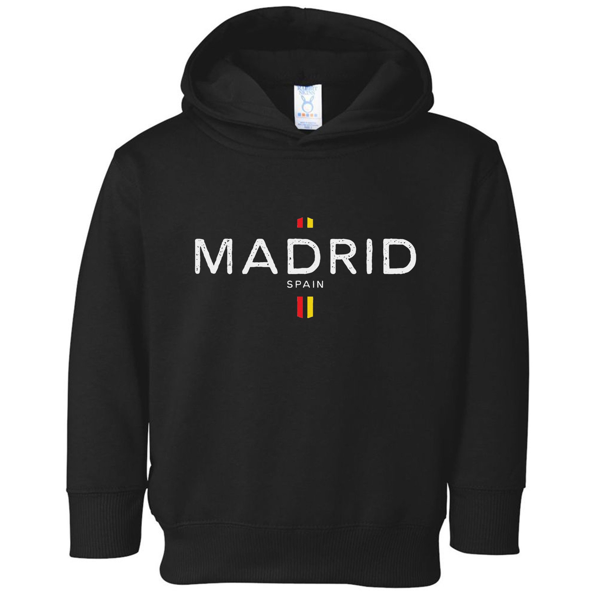Madrid Spain Retro Vintage Toddler Hoodie