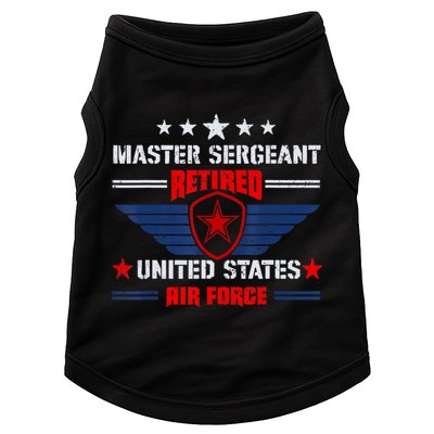 Master Sergeant Retired Air Force Military Retirement Doggie Tank