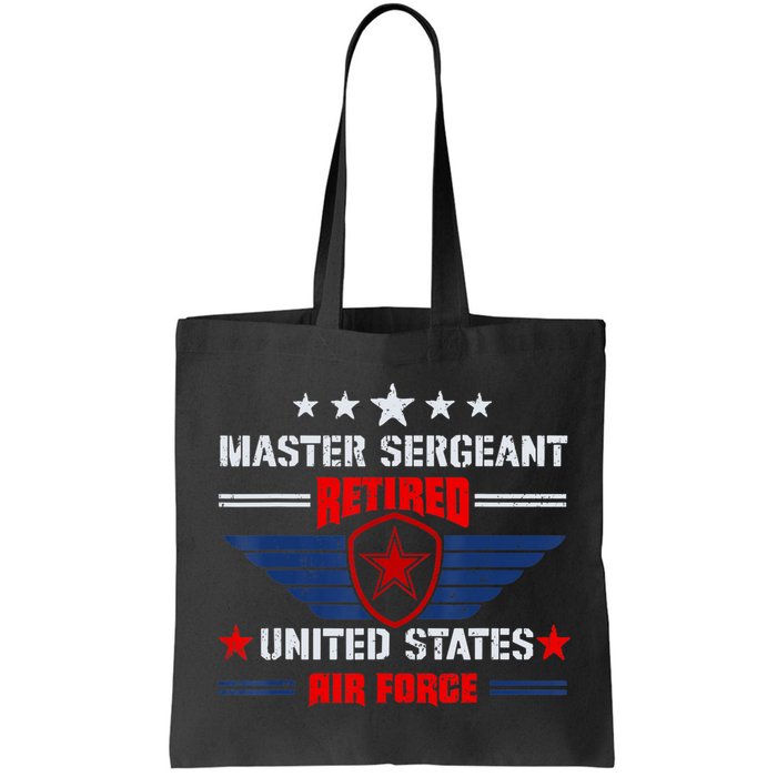 Master Sergeant Retired Air Force Military Retirement Bag