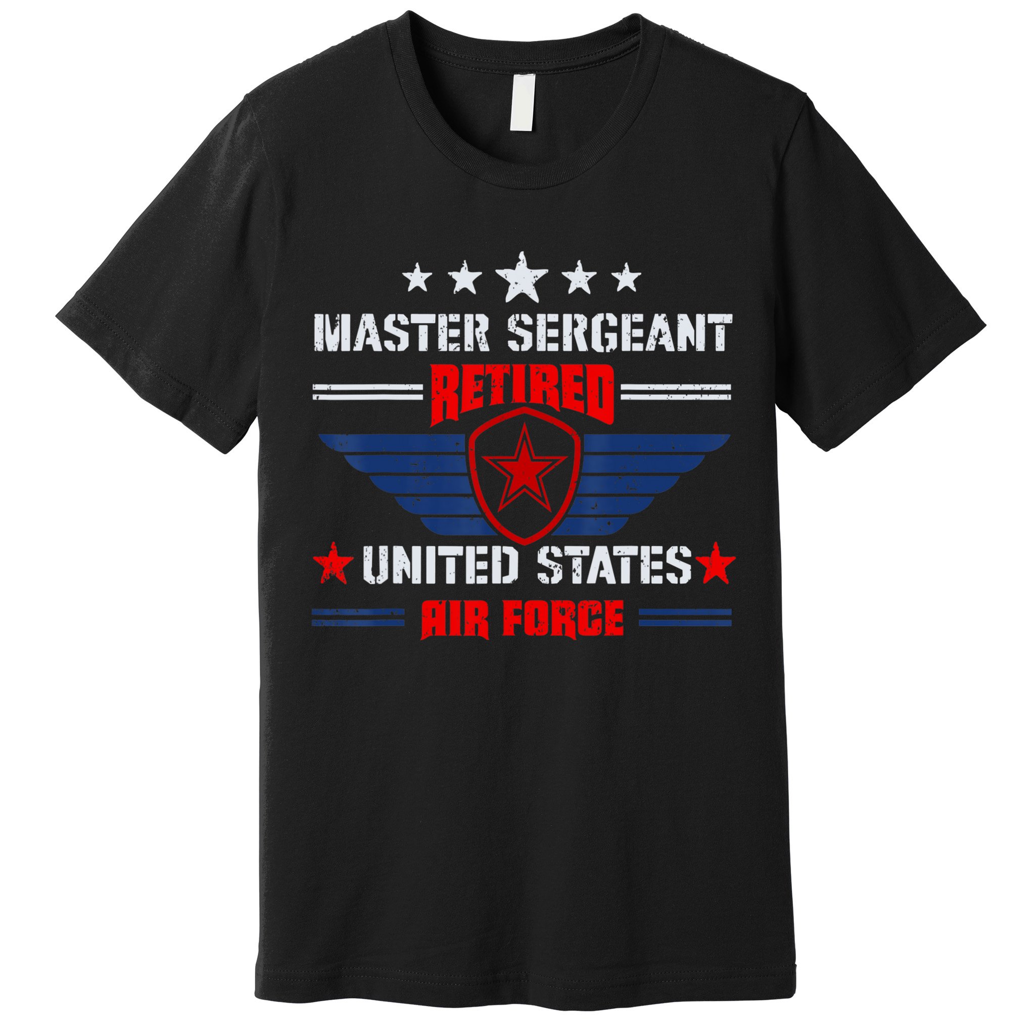 Master Sergeant Retired Air Force Military Retirement Premium T-Shirt