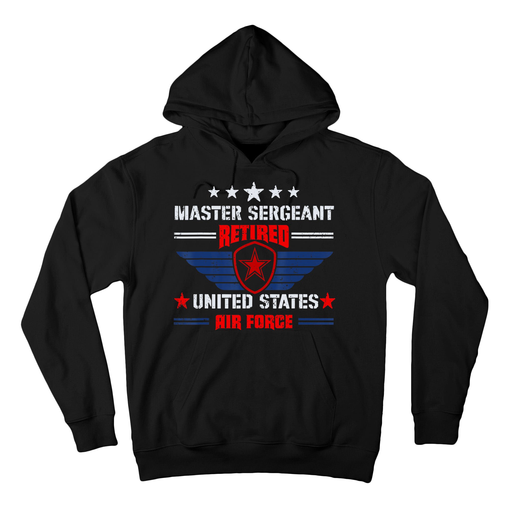 Master Sergeant Retired Air Force Military Retirement Tall Hoodie