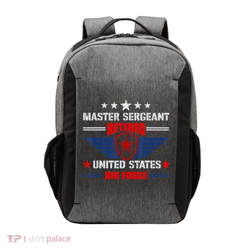 Master Sergeant Retired Air Force Military Retirement Vector Backpack