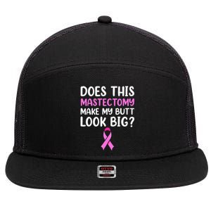 Mastectomy Survivor Recovery Apparel Breast Cancer 7 Panel Mesh Trucker Snapback Hat