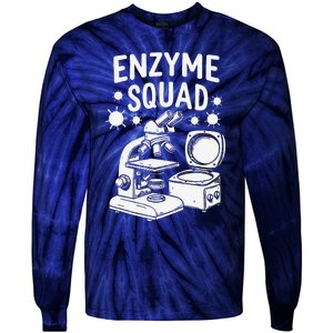 Molecular Squad Research Enzymes Biochemist Tie-Dye Long Sleeve Shirt