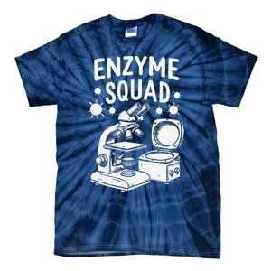 Molecular Squad Research Enzymes Biochemist Tie-Dye T-Shirt