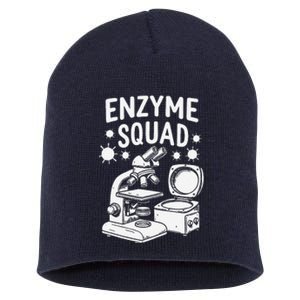 Molecular Squad Research Enzymes Biochemist Short Acrylic Beanie