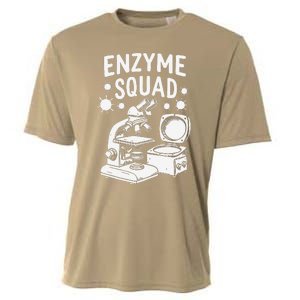 Molecular Squad Research Enzymes Biochemist Cooling Performance Crew T-Shirt