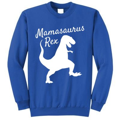 Mama Saurus Rex Gift Sweater Family Dinosaur Pajamas Tall Sweatshirt