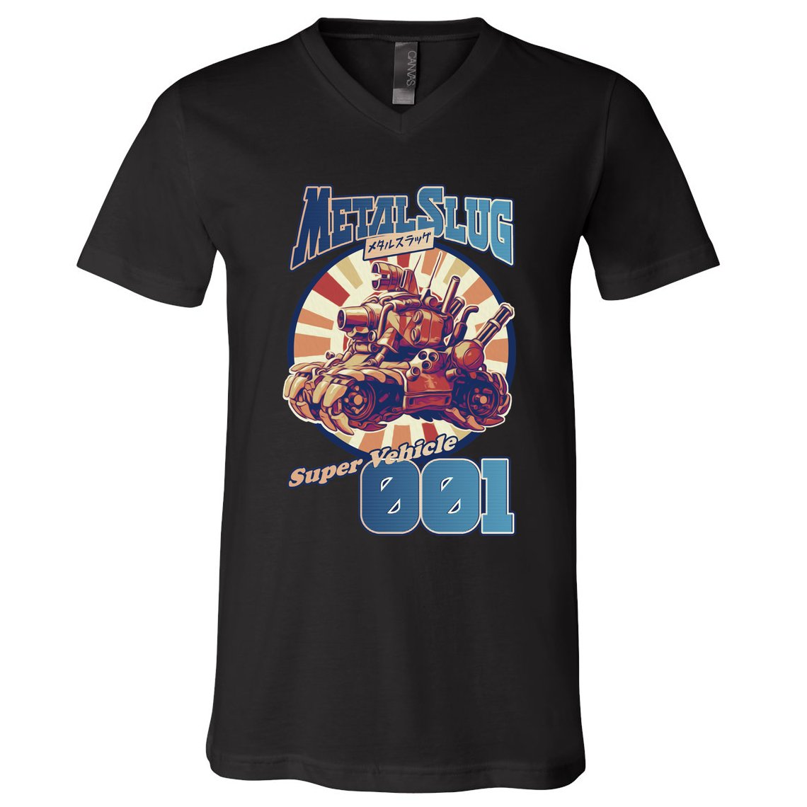 Metal Slug Remastered Full Color V-Neck T-Shirt