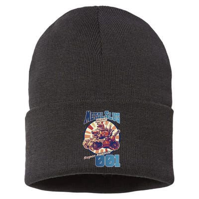 Metal Slug Remastered Full Color Sustainable Knit Beanie