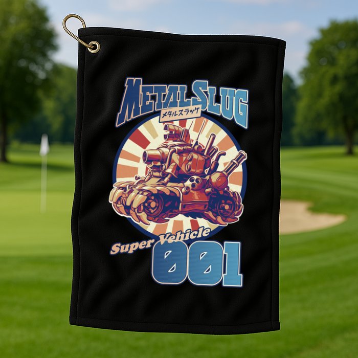 Metal Slug Remastered Full Color Golf Towel