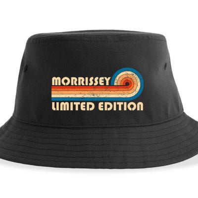 Morrissey Surname Retro Vintage 80s 90s Birthday Sustainable Bucket Hat