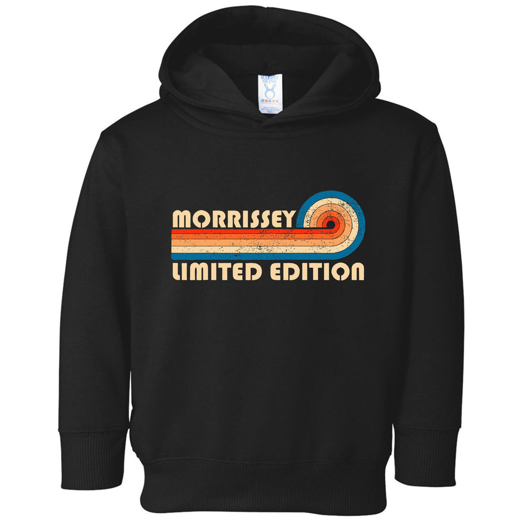 Morrissey Surname Retro Vintage 80s 90s Birthday Toddler Hoodie