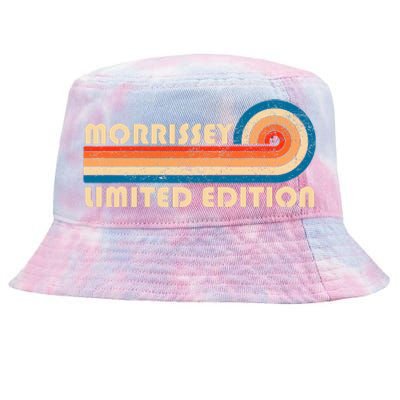 Morrissey Surname Retro Vintage 80s 90s Birthday Tie-Dyed Bucket Hat