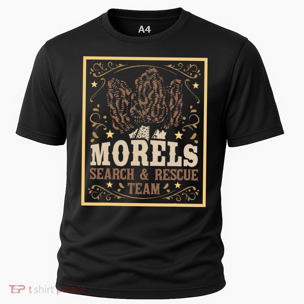 Morel Search Rescue Team Mushroom Hunting Mushroom Hunter Performance Shirt