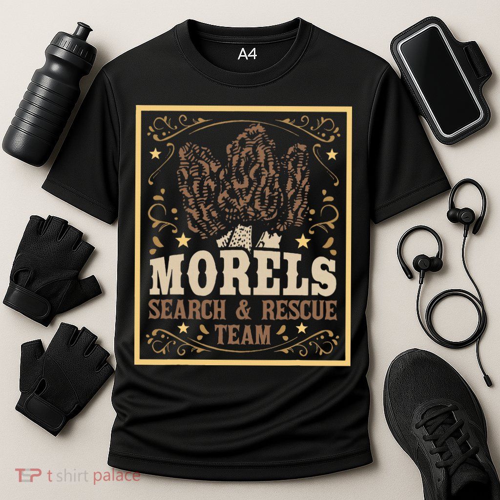 Morel Search Rescue Team Mushroom Hunting Mushroom Hunter Performance Shirt