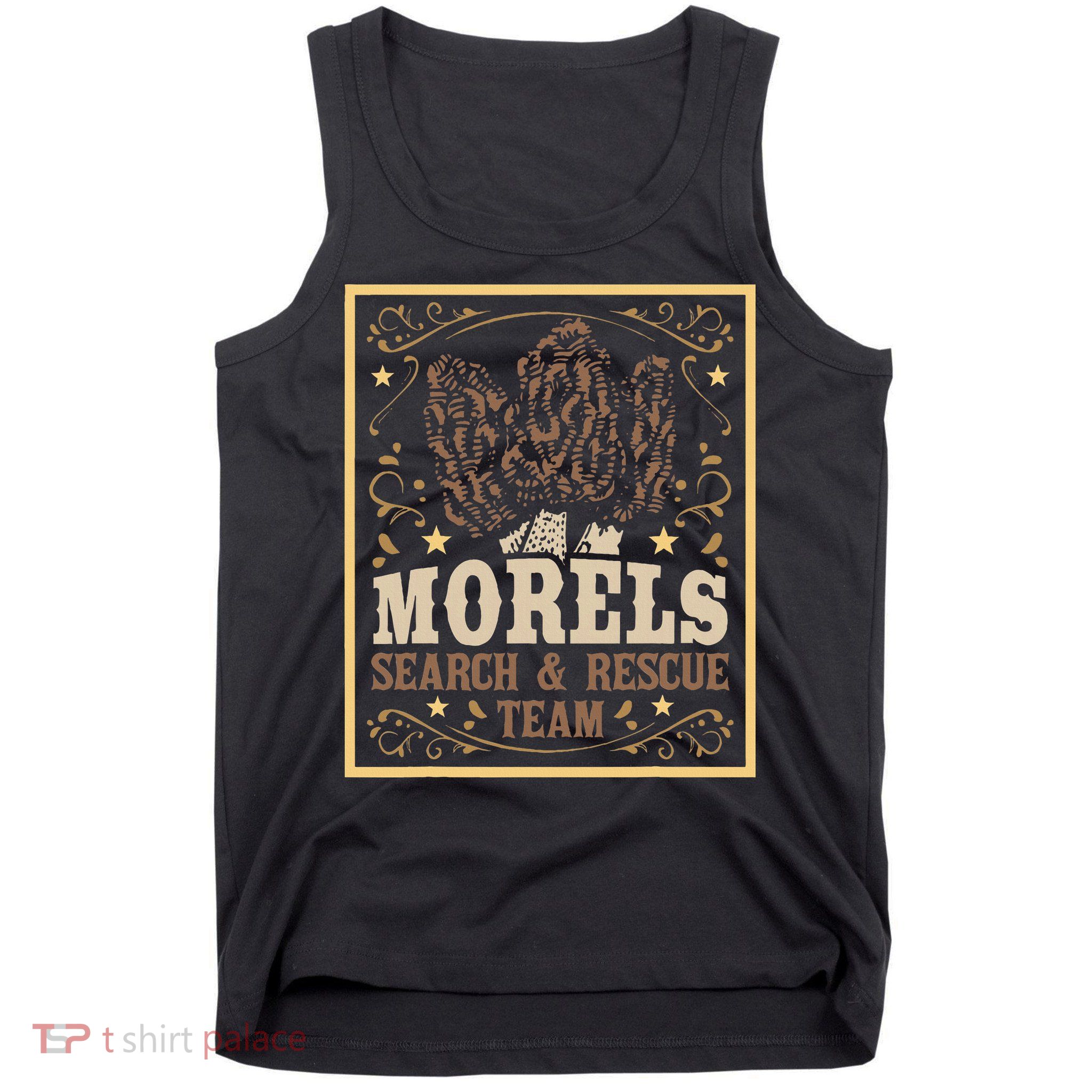 Morel Search Rescue Team Mushroom Hunting Mushroom Hunter Tank Top