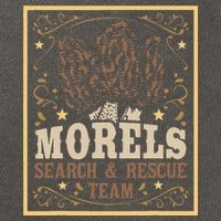 Morel Search Rescue Team Mushroom Hunting Mushroom Hunter Cotton Canvas Backpack