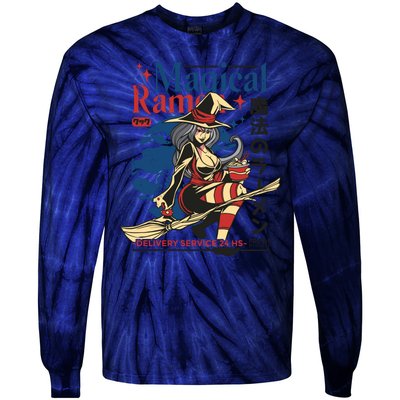 Magical Sexy Roman Noodle Witch Tie-Dye Long Sleeve Shirt