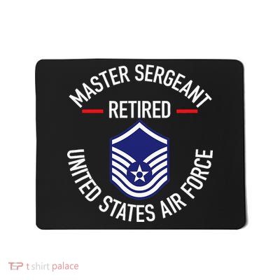 Master Sergeant Retired Military Retirement Mousepad