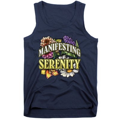 Manifestation Serenity Relaxation Mindfulness Calm Positive Tank Top