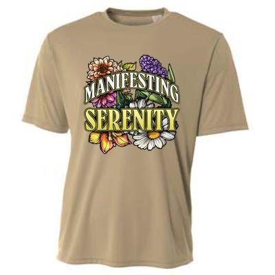 Manifestation Serenity Relaxation Mindfulness Calm Positive Cooling Performance Crew T-Shirt