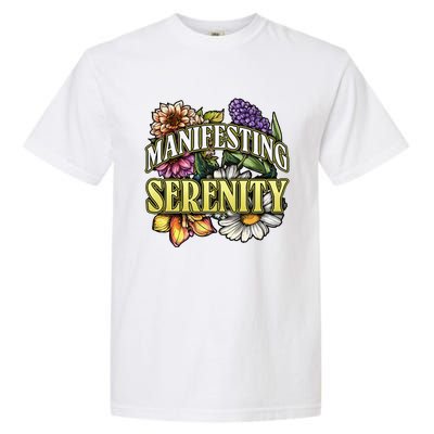 Manifestation Serenity Relaxation Mindfulness Calm Positive Garment-Dyed Heavyweight T-Shirt