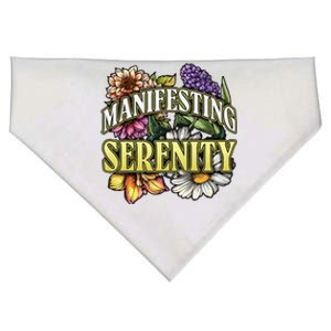 Manifestation Serenity Relaxation Mindfulness Calm Positive USA-Made Doggie Bandana