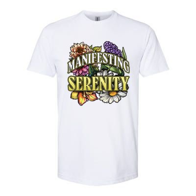 Manifestation Serenity Relaxation Mindfulness Calm Positive Softstyle® CVC T-Shirt