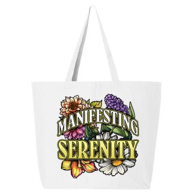 Manifestation Serenity Relaxation Mindfulness Calm Positive 25L Jumbo Tote