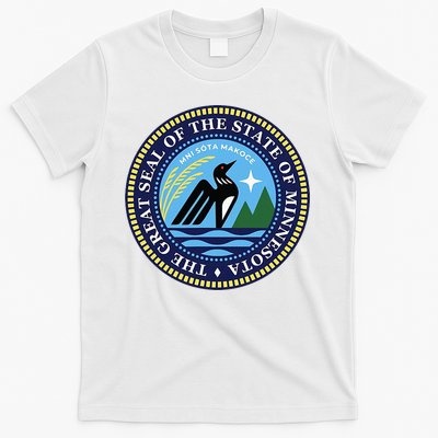Minnesota State Seal North Star Mn State Seal Common Loon T-Shirt