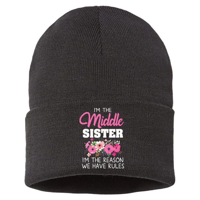 Middle Sister Shirts Im The Reason We Have Rules Matching Sustainable Knit Beanie