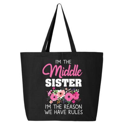 Middle Sister Shirts Im The Reason We Have Rules Matching 25L Jumbo Tote