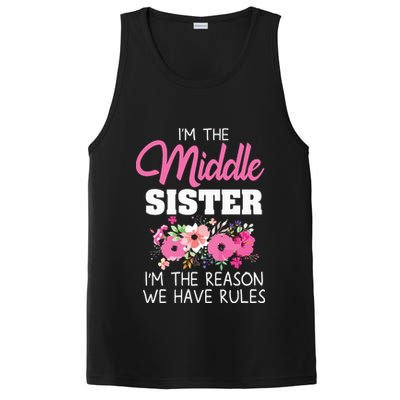 Middle Sister Shirts Im The Reason We Have Rules Matching PosiCharge Competitor Tank