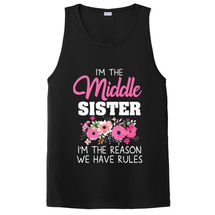 Middle Sister Shirts Im The Reason We Have Rules Matching PosiCharge Competitor Tank