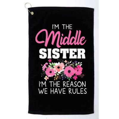 Middle Sister Shirts Im The Reason We Have Rules Matching Golf Towel